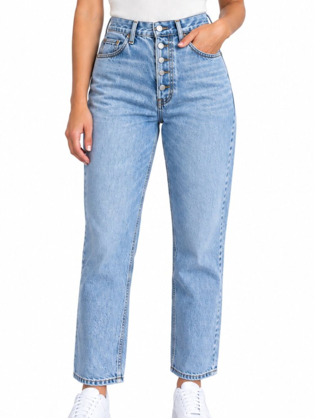 Everlane Curvy 90s Cheeky Straight Jeans 26 Organic Cotton